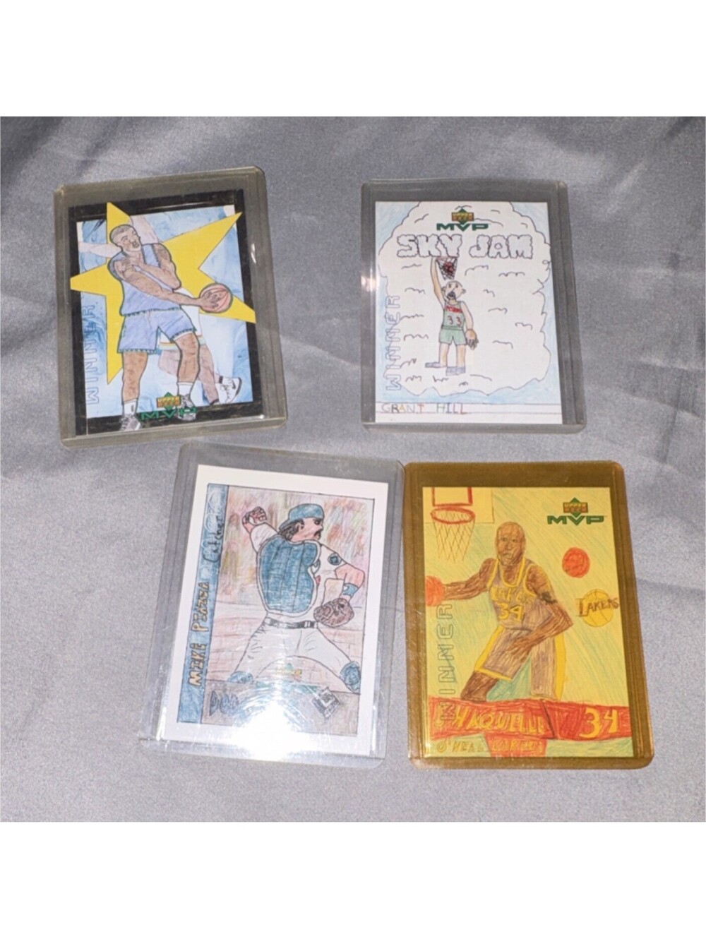 Upper Deck MVP Winner 1999 Marbury Hill O'Neal Piazza NBA MLB Trading Card Lot